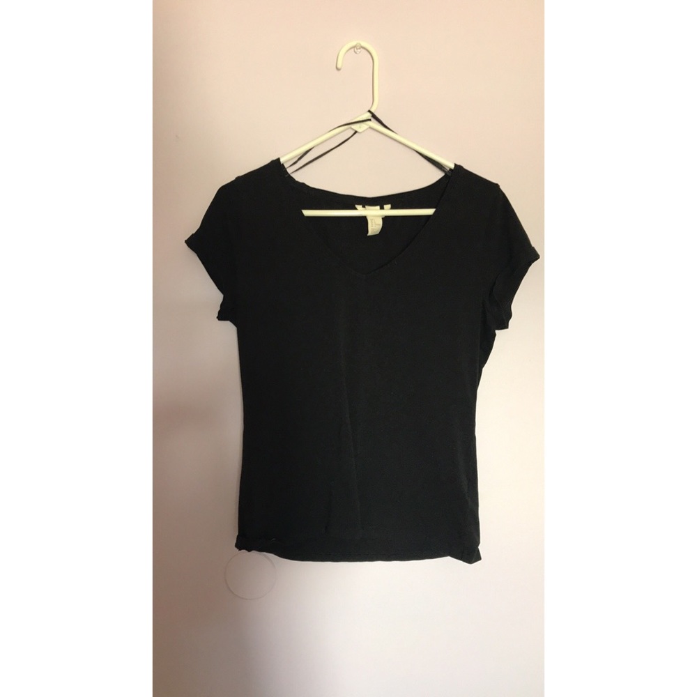 Basic black tee