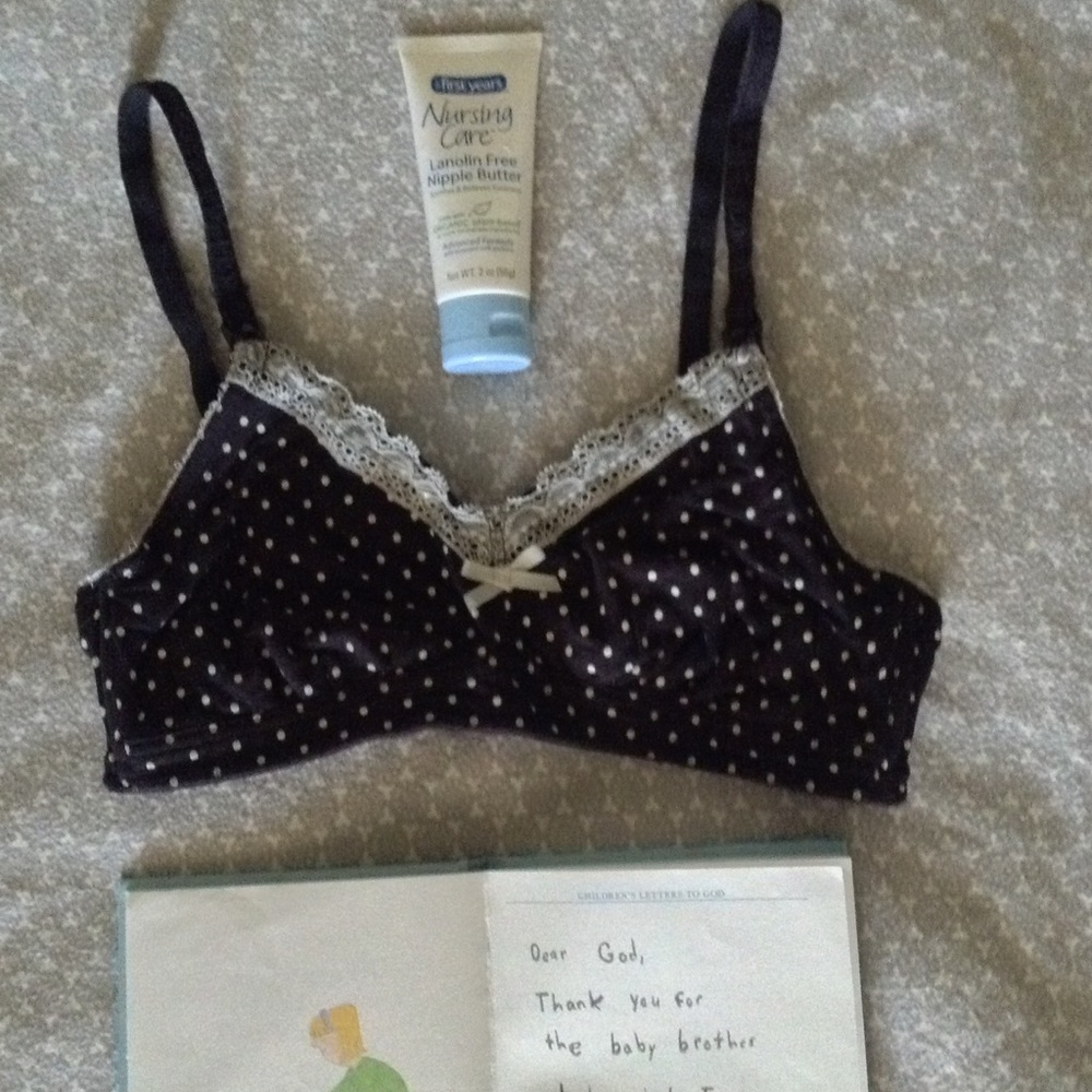 Nursing bra free gift with purchase