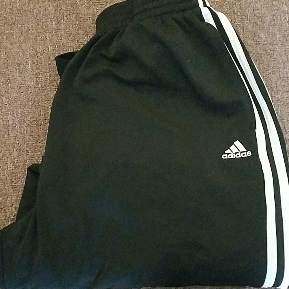 Adidas 3stripe track pants