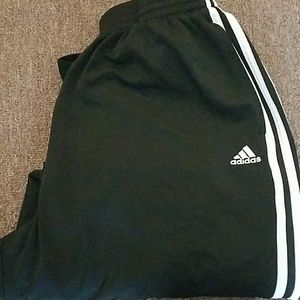 Adidas 3stripe track pants