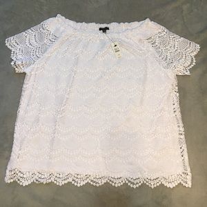 Lace Off Shoulder Top