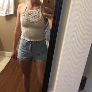 AE Crotchet crop top