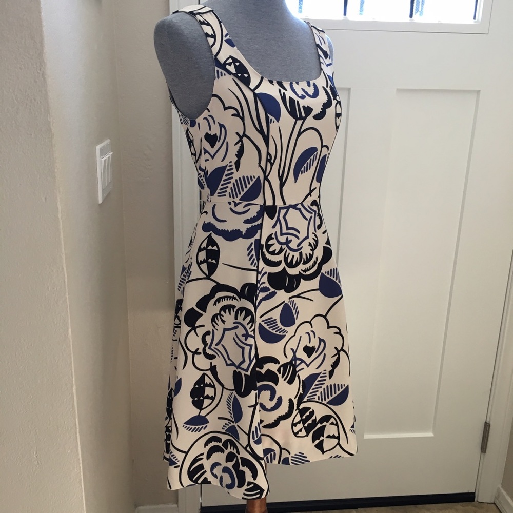 Anthropologie Vanessa Virginia InkSet Blooms Dress