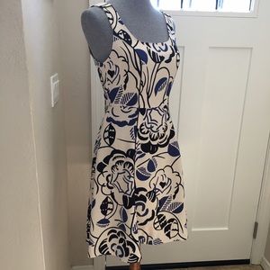 Anthropologie Vanessa Virginia InkSet Blooms Dress