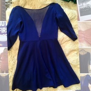 Royal Blue American Apparel Dress