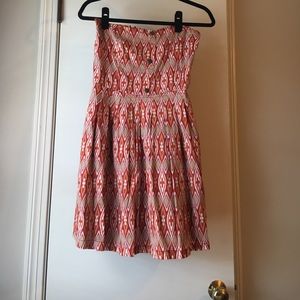 Strapless sun dress