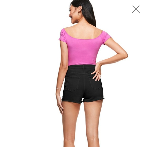 VS Pink Off the shoulder bodysuit - Picture 2 of 3