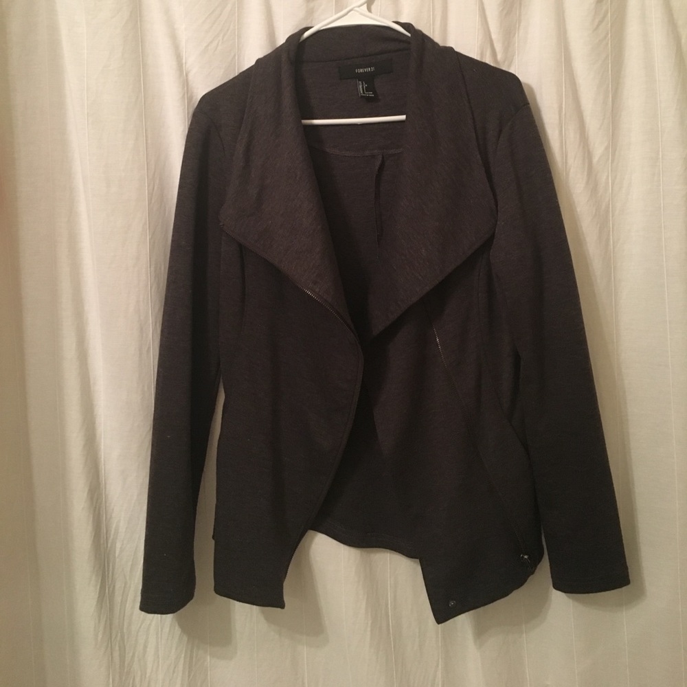 Forever 21 gray blazer