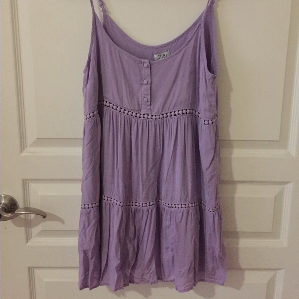 Purple sundress