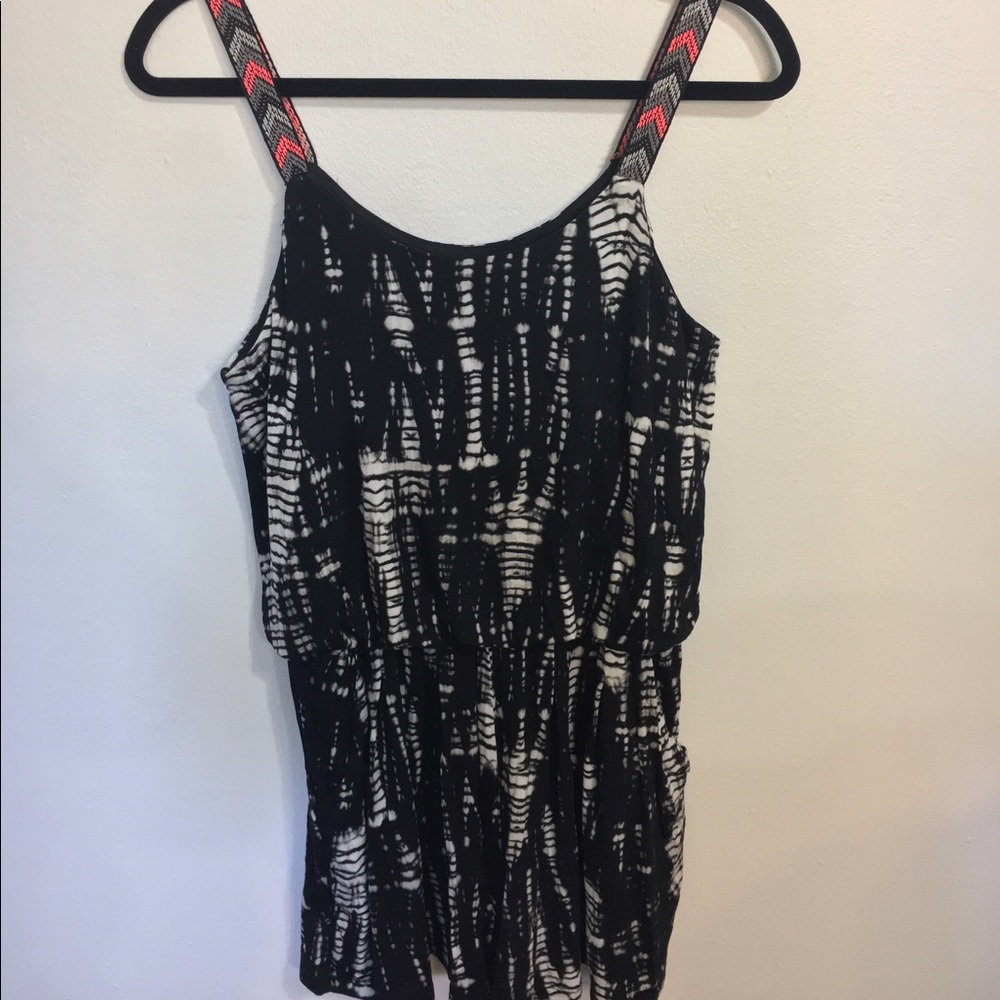 Black and White Romper