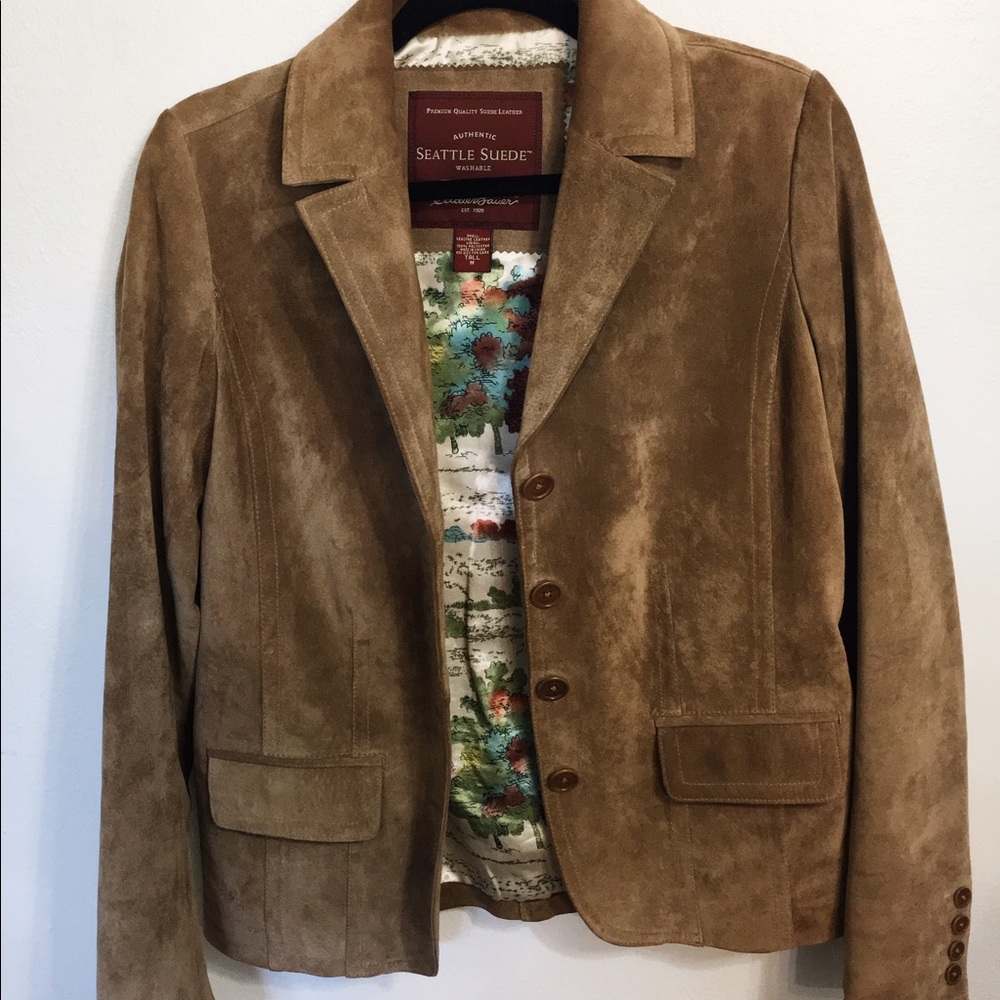 Eddie Bauer Suede Coat