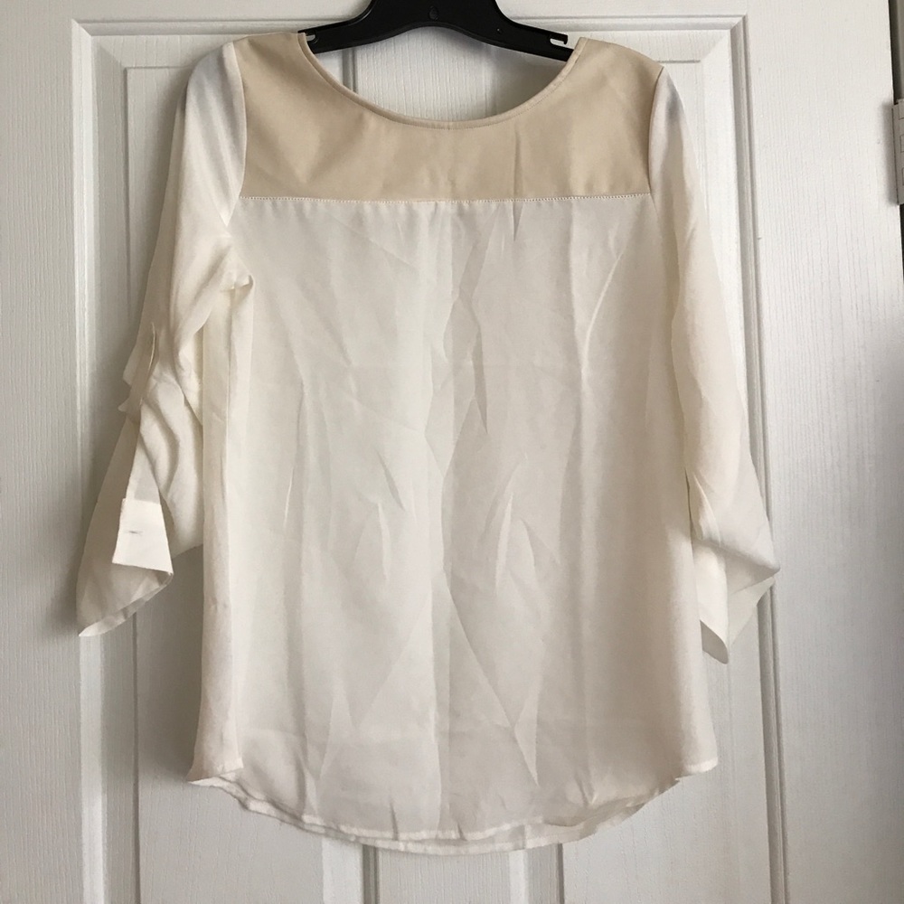 Ann Taylor blouse with convertible sleeves