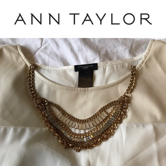 Ann Taylor blouse with convertible sleeves - Picture 3 of 4