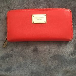 Blood orange MK wallet