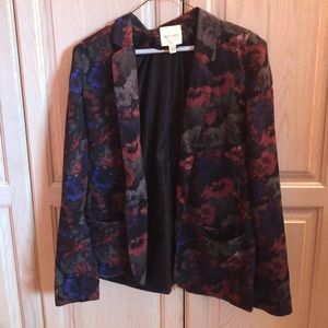Floral Print Blazer