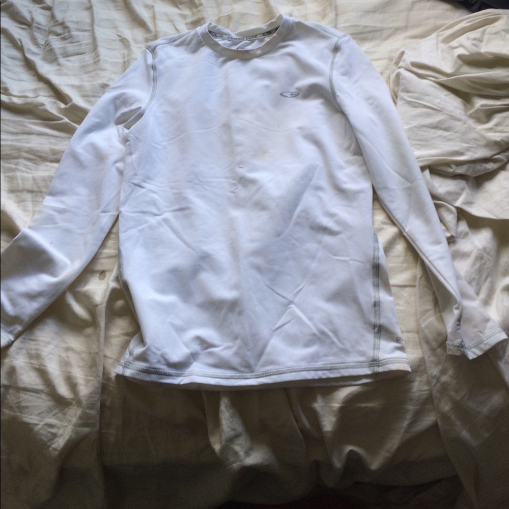 Compression long sleeve football shirt