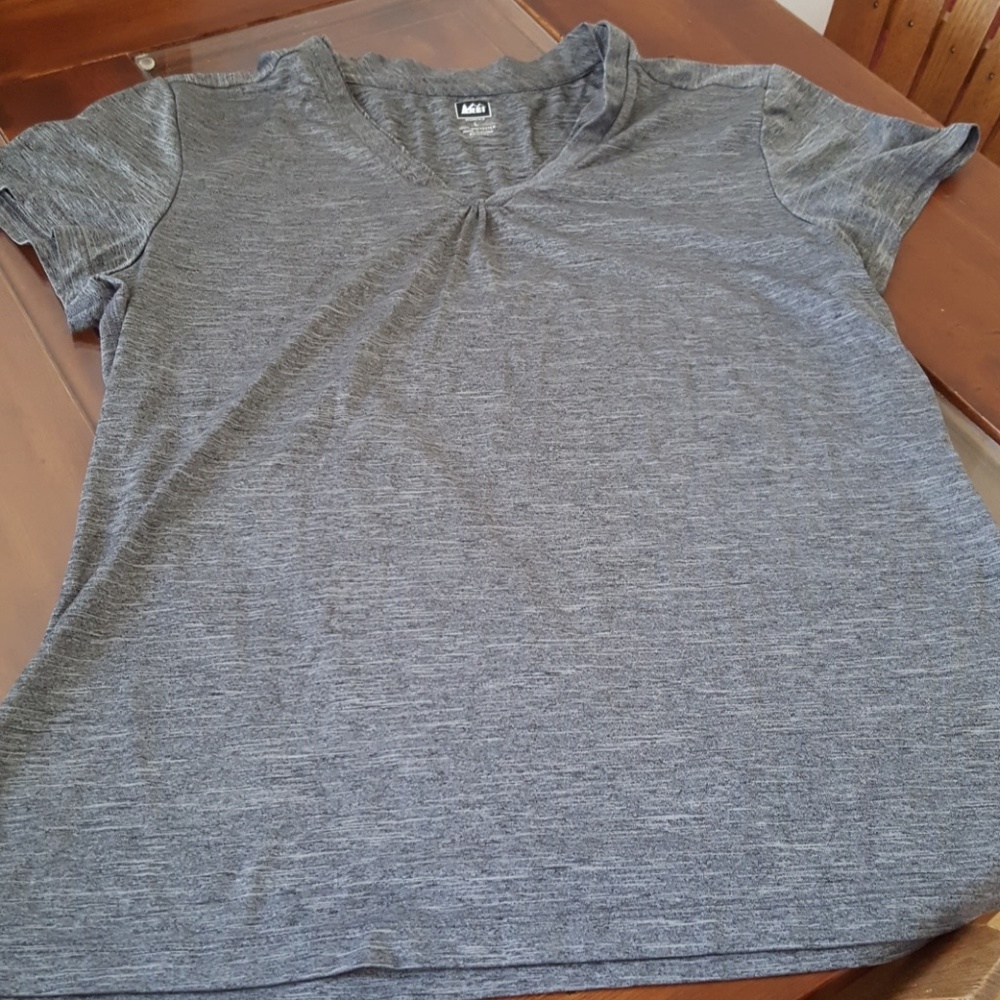REI classy hiking t shirt.