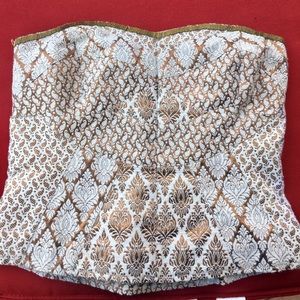 Free People- Gold Leaf Tube Top