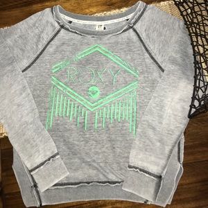 Distressed Roxy Sweatshirt
