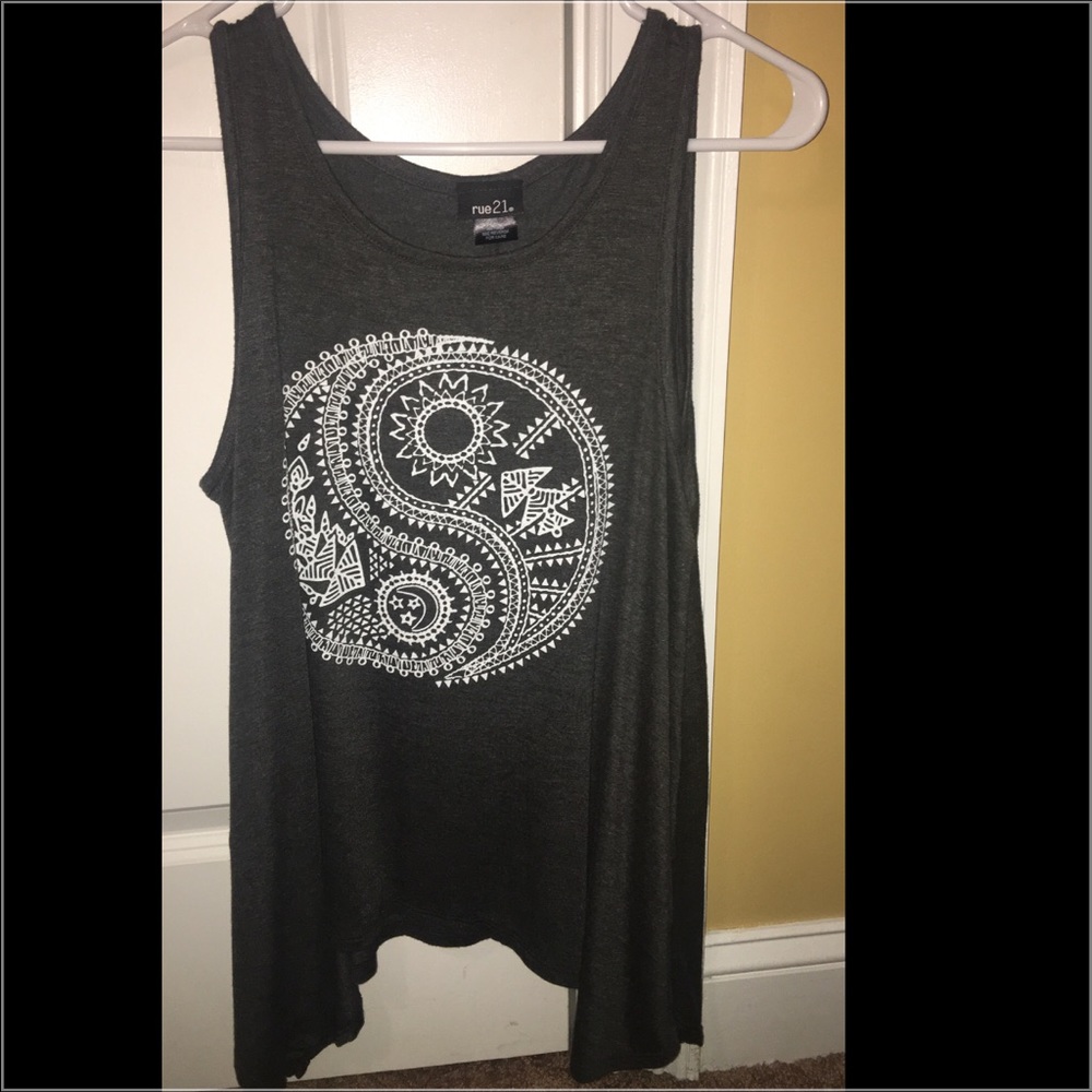 Grey summer tank top