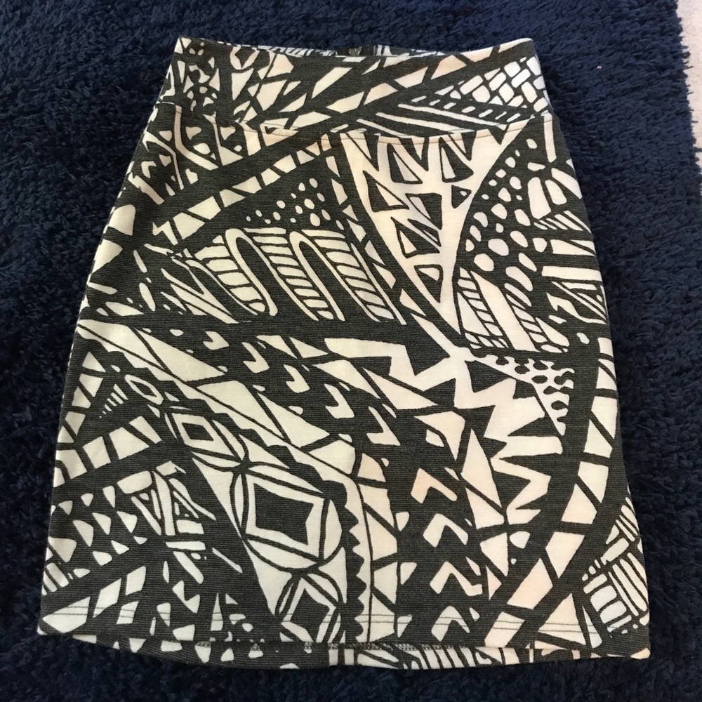 Printed Bodycon Skirt Urban Outfitters