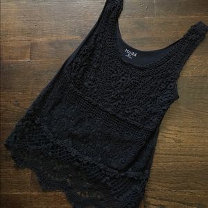 Lace tank top