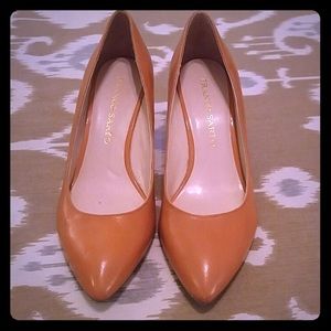 Camel colored pointed shoes.  Great for work!