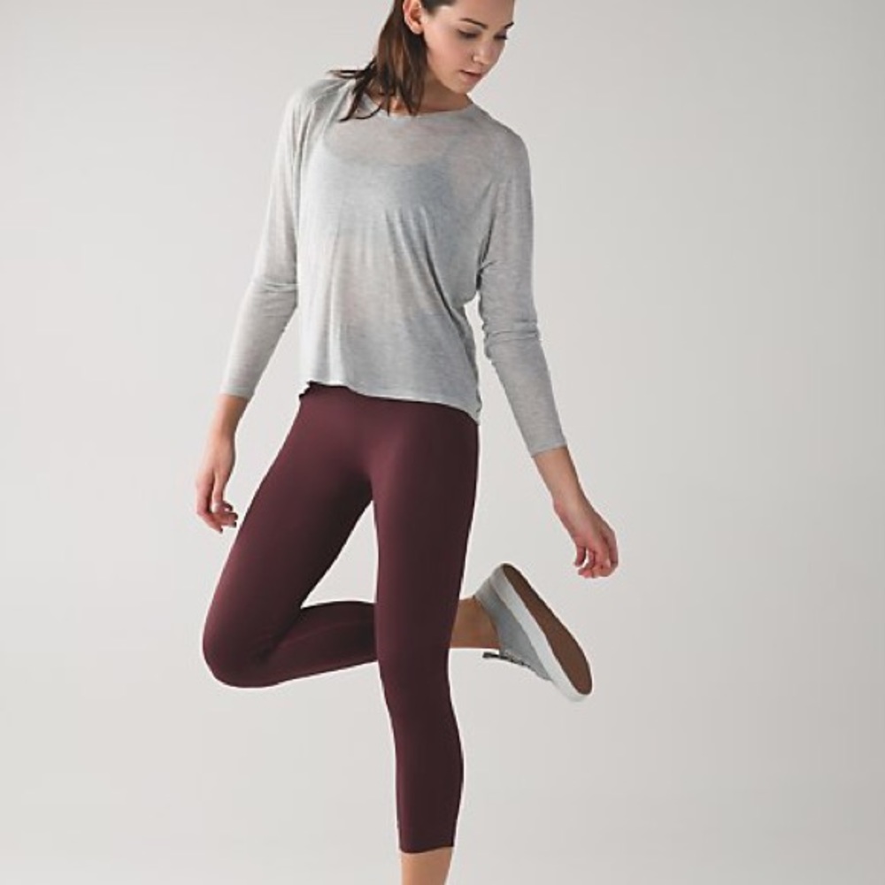 Sold❣️Lululemon High Times - Maroon ❣️