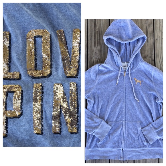 gold sequin hoodie