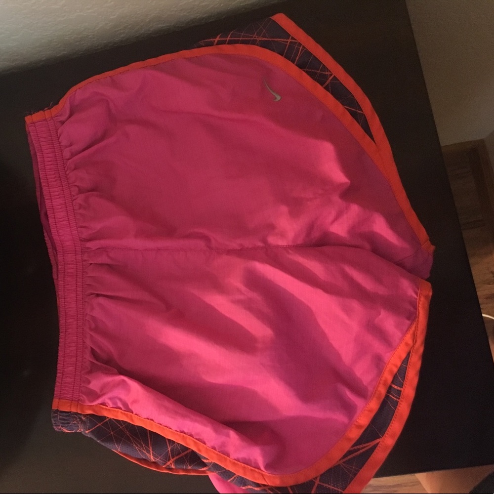 Pink Nike dri-fit shorts, size small