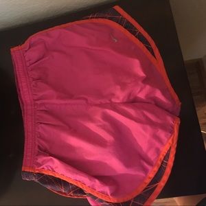 Pink Nike dri-fit shorts, size small