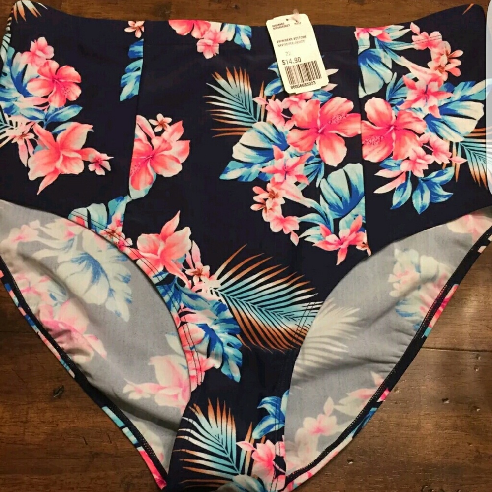Forever 21 swim bottoms high waist bikini plus 2x?