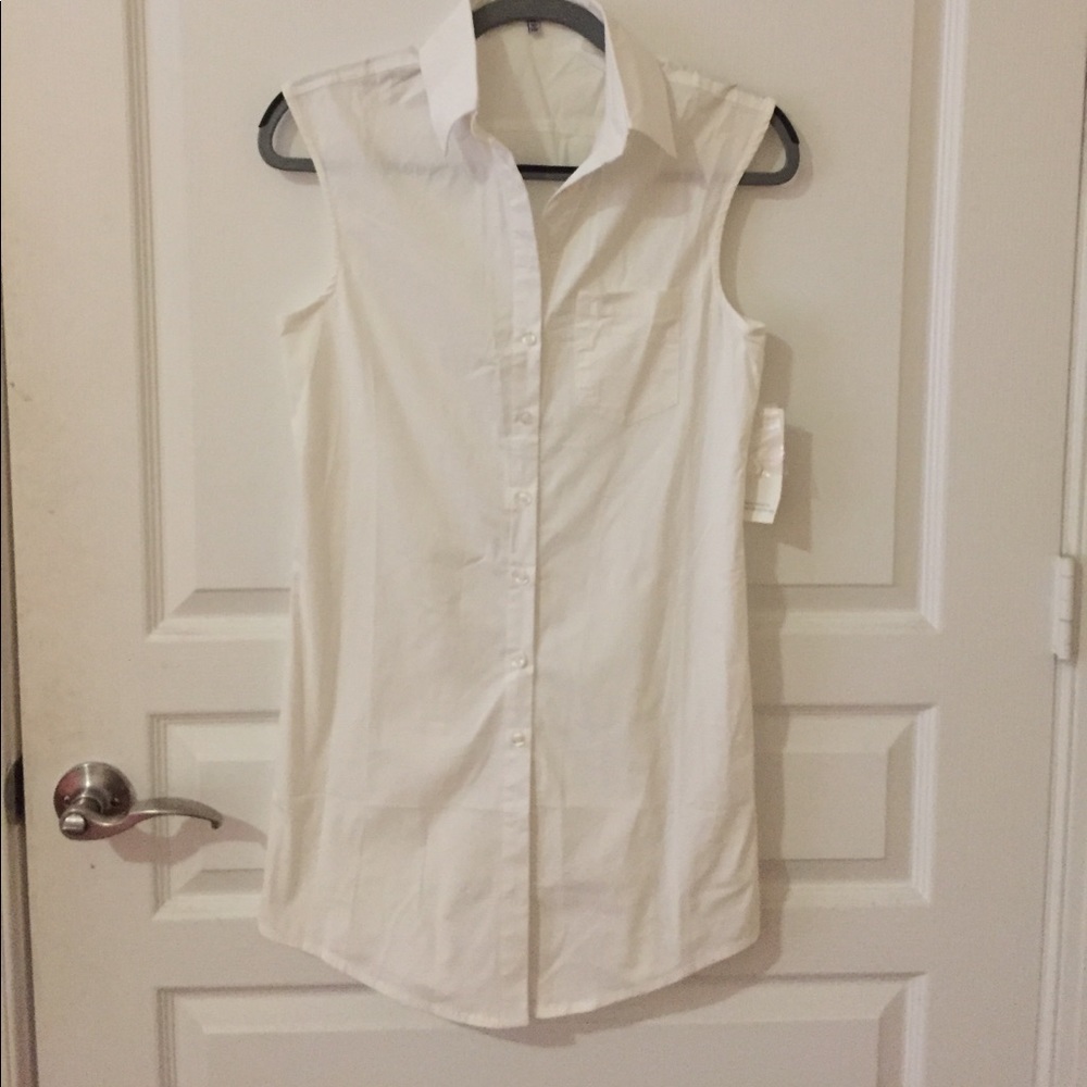 Never worn white shirt dress