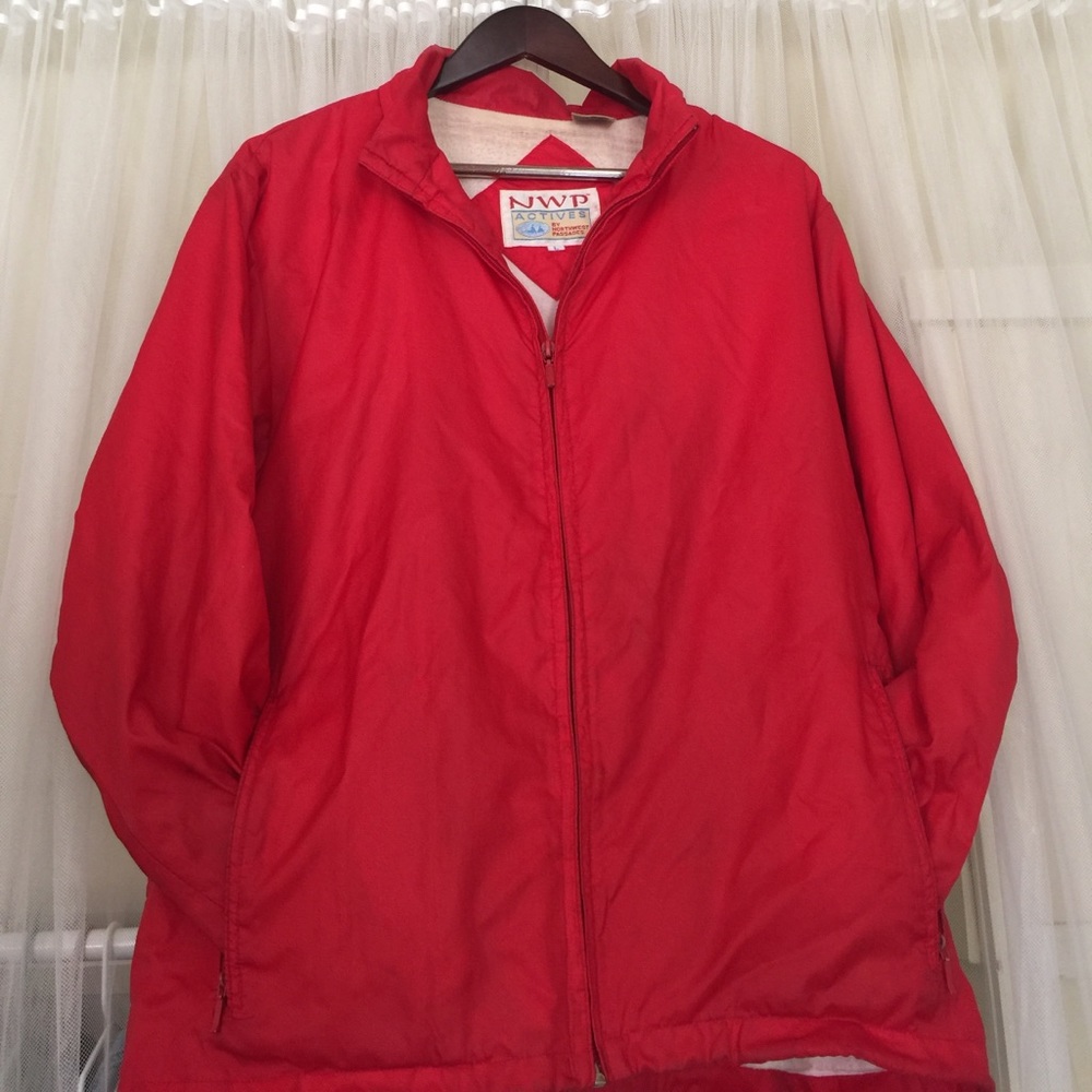 Vintage Red Windbreaker
