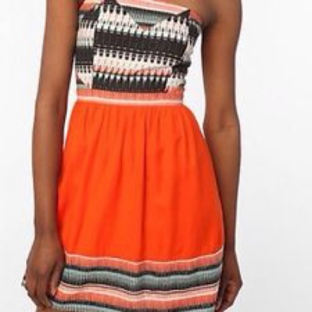 Urban Outfitters Silence + Noise Strapless Dress