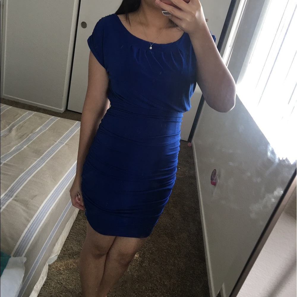 Royal blue Bodycon dress