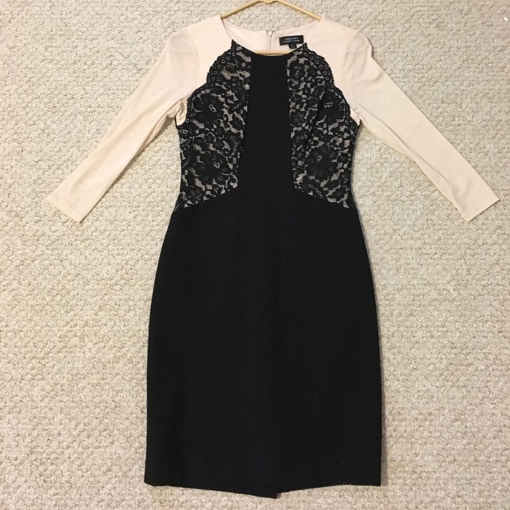 tahari cocktail dresses ASL 2NM036 Black Mustard 6 Sale blooming in a garden print on a softly lustrous cottonsilk blend Tahari | Dresses | Tahari
