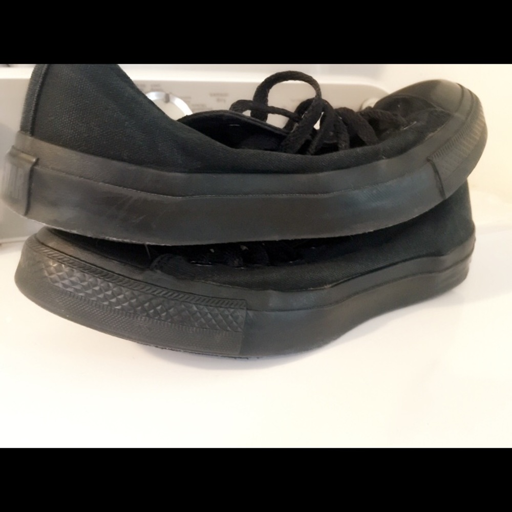 All black converse