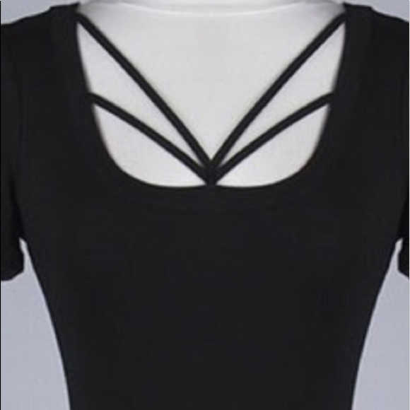 LAST! || Criss Cross Bodysuit - Picture 3 of 3