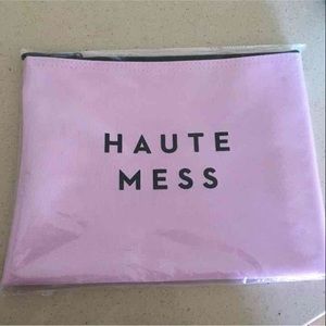 Milly " Haute Mess" zip pouch