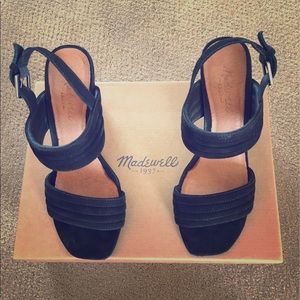 Madewell Stitched High-Heel Sandels