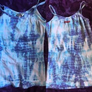 RARE tiedye Hard Tail yoga tank