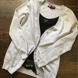 Grey cardigan