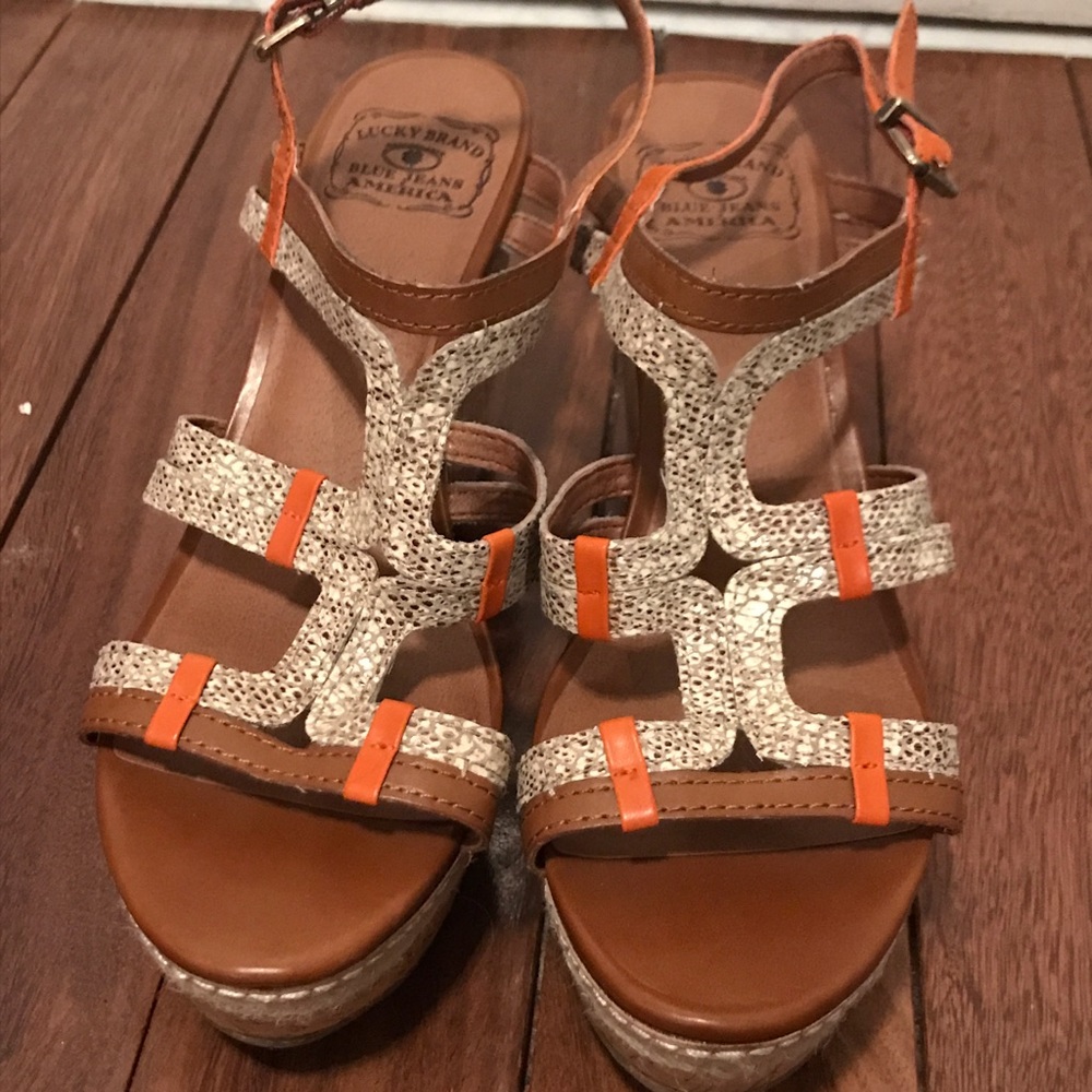 Lucky cork heels