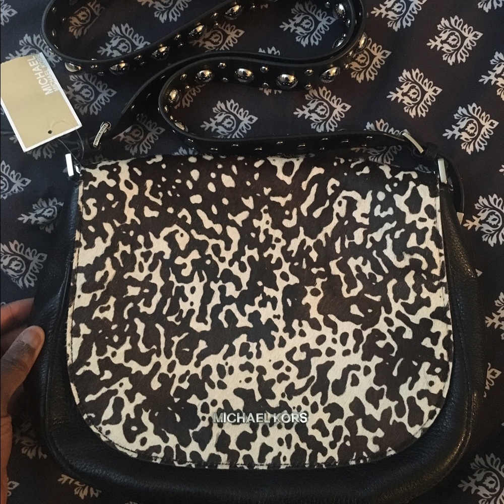 Michael Kors studded print bag