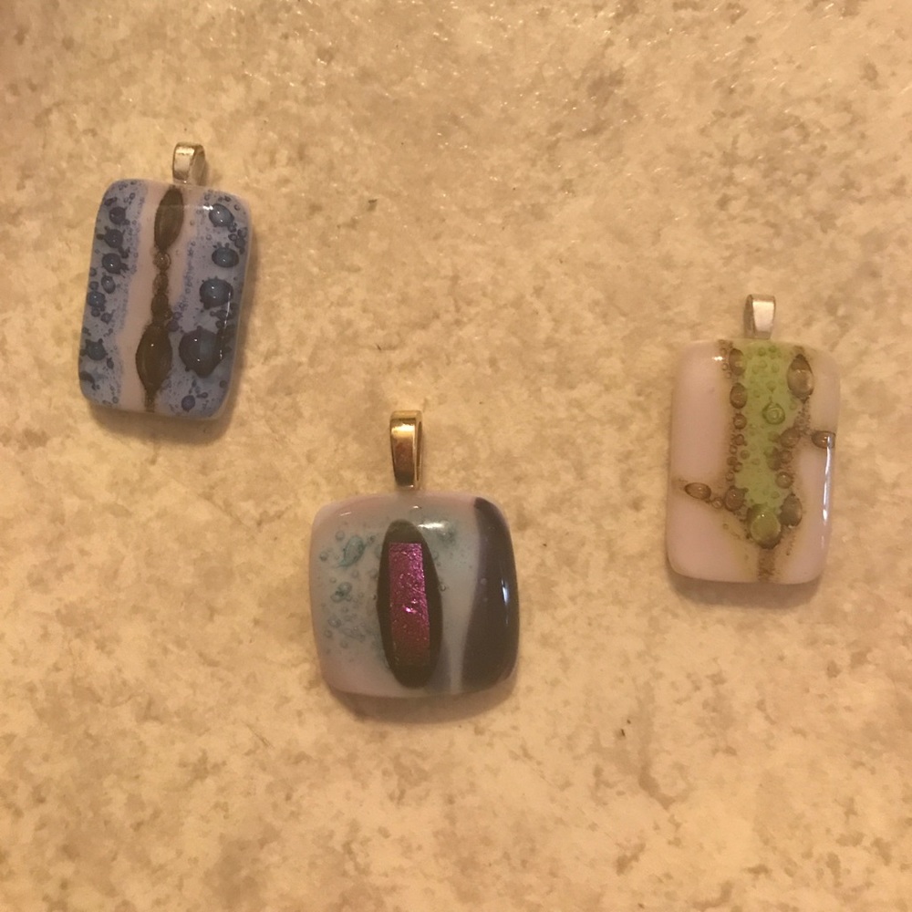 Glass pendants