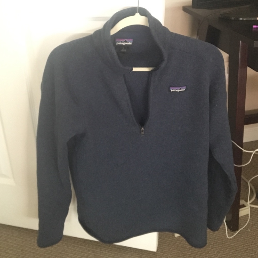 Navy blue quarter zip