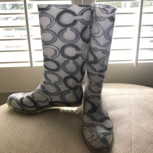 Coach rain boots