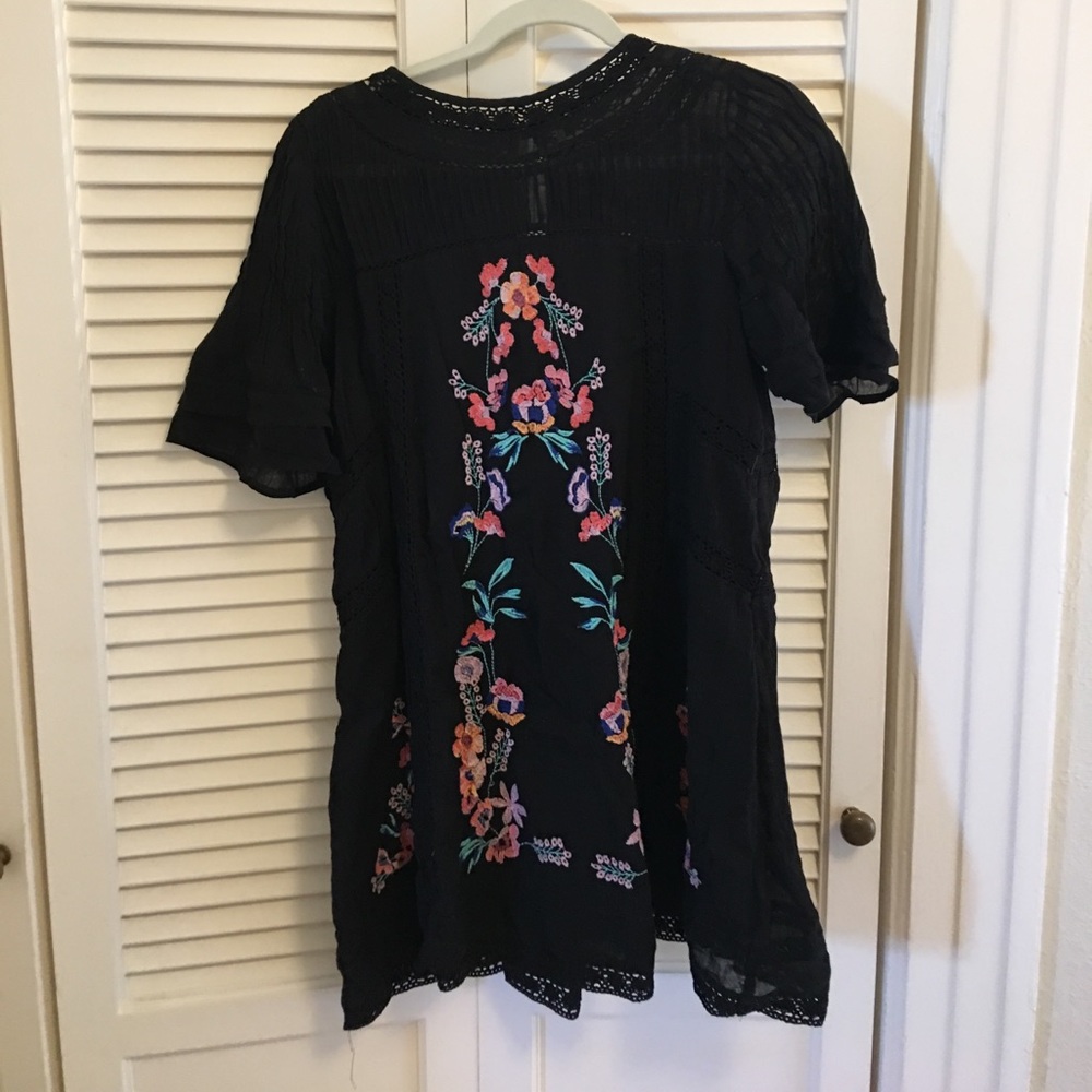 Free People Perfectly Victorian embroidered dress