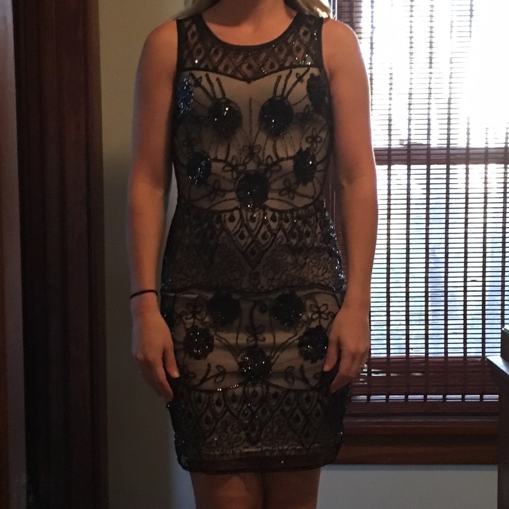 Molly Bracken beaded dress